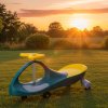 Gravitační odrážedlo Swing Fix S3 LED svítící kola lahvově žluté 11