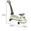 Gravitační skútr Swing FIX S1 LED max 65 kg šedý 13