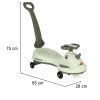 Jezdzik grawitacyjny LED Swing FIX S1 skuter z raczka szary max 65kg 172788