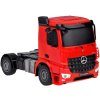 RC souprava Mercedes Nákladní auto + Návěs Bagr v měřítku 1:26 5