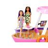 Motorový člun pro panenky Mattel Barbie s transformací interiéru + příslušenství 5