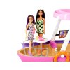 Motorový člun pro panenky Mattel Barbie s transformací interiéru + příslušenství