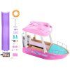 Motorový člun pro panenky Mattel Barbie s transformací interiéru + příslušenství 10