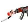 Dětská puška AK47 na baterie kouřový efekt 3