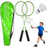 Badmintonová sada Rakety Košíček Zelené