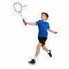 Sada na badminton modré rakety 3 míčky