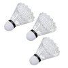 Badmintonový set 3 míčky obal zelený