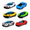 Nákladní auto Transporter s nájezdem vystřelovač autíček měřítko 1:55