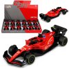 Autíčko Závodní formule s natahováním 1:43 Kovové Červené