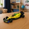 Závodní autíčko formule Kovové Natahovací pohon Žluté