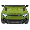 Elektrické zelené autíčko Land Rover Defender