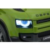 Elektrické zelené autíčko Land Rover Defender