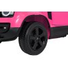 Elektrické autíčko Land Rover Defender Růžové