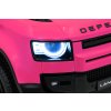 Elektrické autíčko Land Rover Defender Růžové