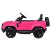 Elektrické autíčko Land Rover Defender Růžové