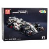 Stavebnice Závodní auto F1 Bílo-červená 1235 dílků 5