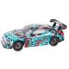 RC auto Velké Sportovní Dálkově Ovládané 1:8 Světla Graffiti