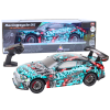 RC auto Velké Sportovní Dálkově Ovládané 1:8 Světla Graffiti