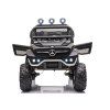 Elektrické černé vozítko Mercedes Unimog S 6