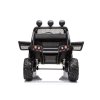Elektrické černé vozítko Mercedes Unimog S