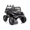 Elektrické černé vozítko Mercedes Unimog S
