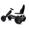 Šlapací motokára B012 nafukovací kola černá