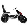 Šlapací motokára B012 nafukovací kola černá