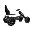 Šlapací motokára B012 nafukovací kola černá