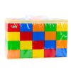 Velké barevné konstrukční kostky v tašce 20 dílků 28.5x9x9 cm