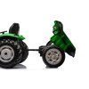 Elektrický traktor HC-306 s přívěsem 24 V světle zelený 12