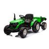 Elektrický traktor HC-306 s přívěsem 24 V světle zelený