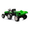 Elektrický traktor HC-306 s přívěsem 24 V světle zelený 6