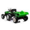 Elektrický traktor HC-306 s přívěsem 24 V světle zelený 7