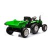 Elektrický traktor HC-306 s přívěsem 24 V světle zelený 9