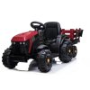 Elektrický traktor BDM0925 + Přívěs EVA kola MP3 Červený