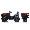 Elektrický traktor BDM0925 + Přívěs EVA kola MP3 Červený