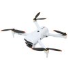 Dron D6 PRO kamera LED světla světle šedý