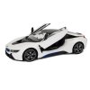 RC auto BMW i8 Rastar 1:14 Automatické dveře Bílé