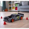 Dálkově ovládané sportovní RC auto pro drift s černými kužely 15 km/h 1:43