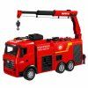 RC hasičské auto Huina s jeřábem a vodním dělem 1:18