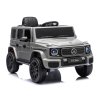 Elektrické autíčko Mercedes G 4x4 24 V šedé