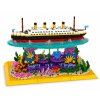 Stavebnice Loď Titanic Na Korálovém Útesu 3892 dílků