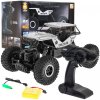 RC auto Crawler Monster dálkově ovládané měřítko 1:18 stříbrné