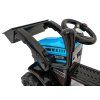 Elektrický traktor G320 Modrý + Pohyblivá lžíce + LED světla 16
