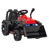 Elektrický traktor G320 Pohyblivá lžíce + LED světla + Červený