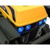 Žlutý elektrický traktor bagr G320 + Pohyblivá lžíce + LED světla