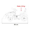 Žlutý elektrický traktor bagr G320 + Pohyblivá lžíce + LED světla 3
