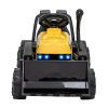 Žlutý elektrický traktor bagr G320 + Pohyblivá lžíce + LED světla 4
