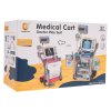 Lékařský set s EKG + příslušenství Modrý