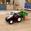 RC zemědělský traktor se secím strojem se světly 1:24 červený 4